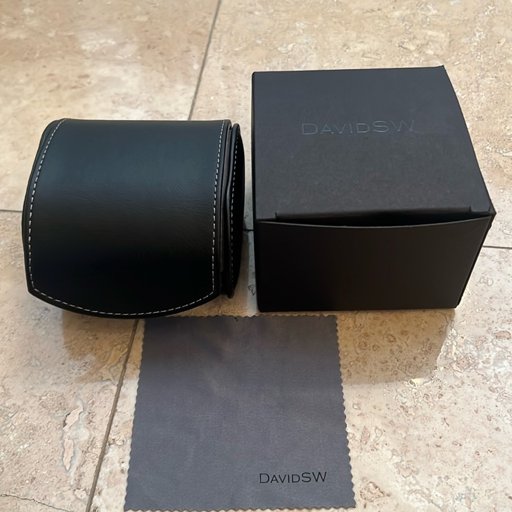 NWOT Leather Watch Storage Bag/Box/Carrying Case